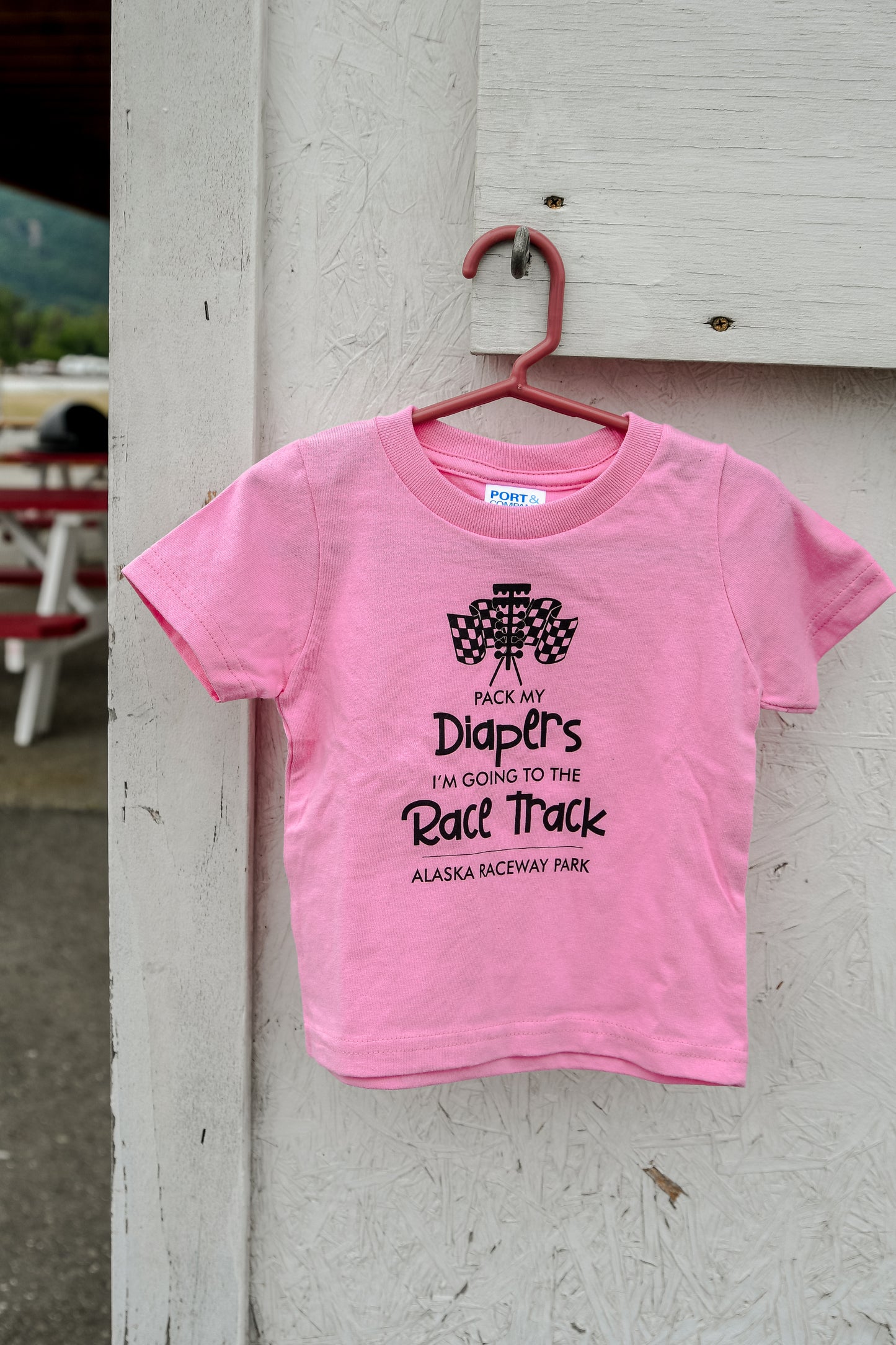 Pack My Diapers Pink Tee