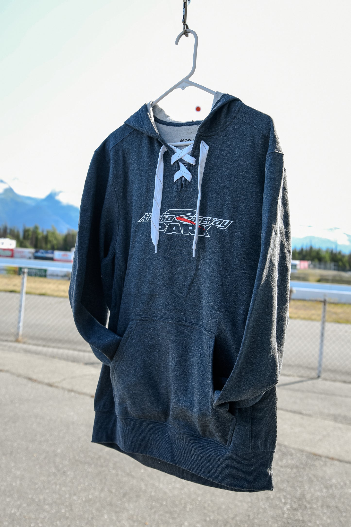 Gray Hockey Hoodie
