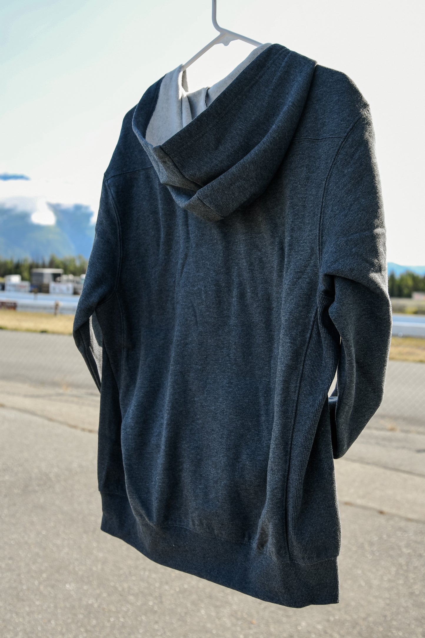 Gray Hockey Hoodie