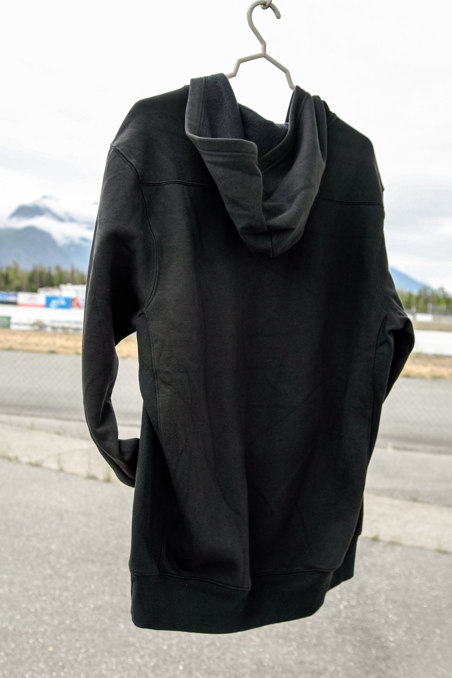 Black Hockey Hoodie