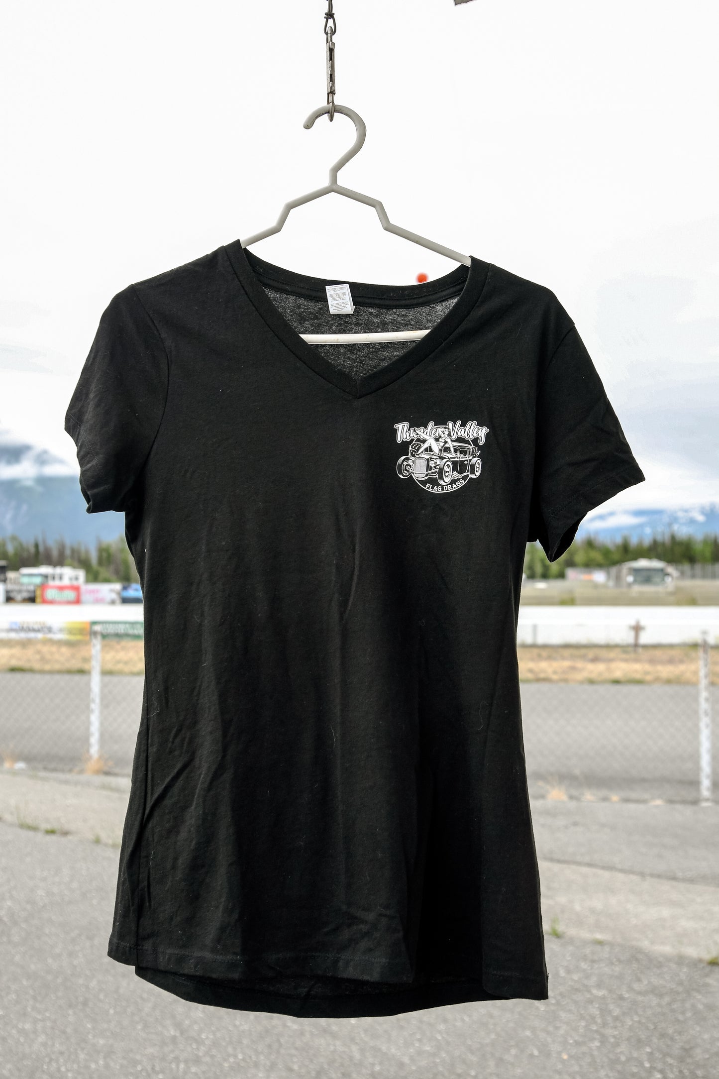 Flag Drag Ladies V-Neck Tee