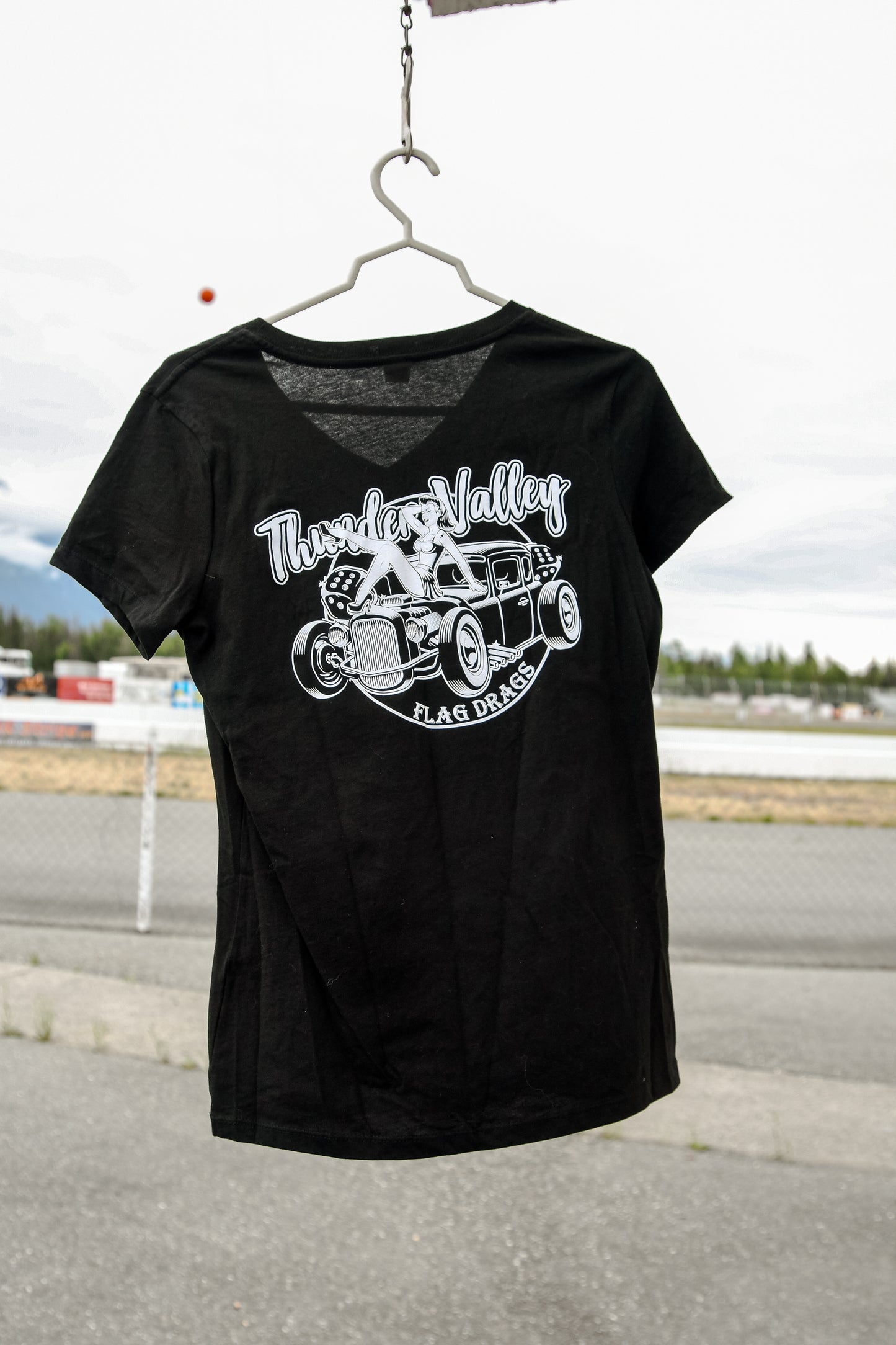Flag Drag Ladies V-Neck Tee