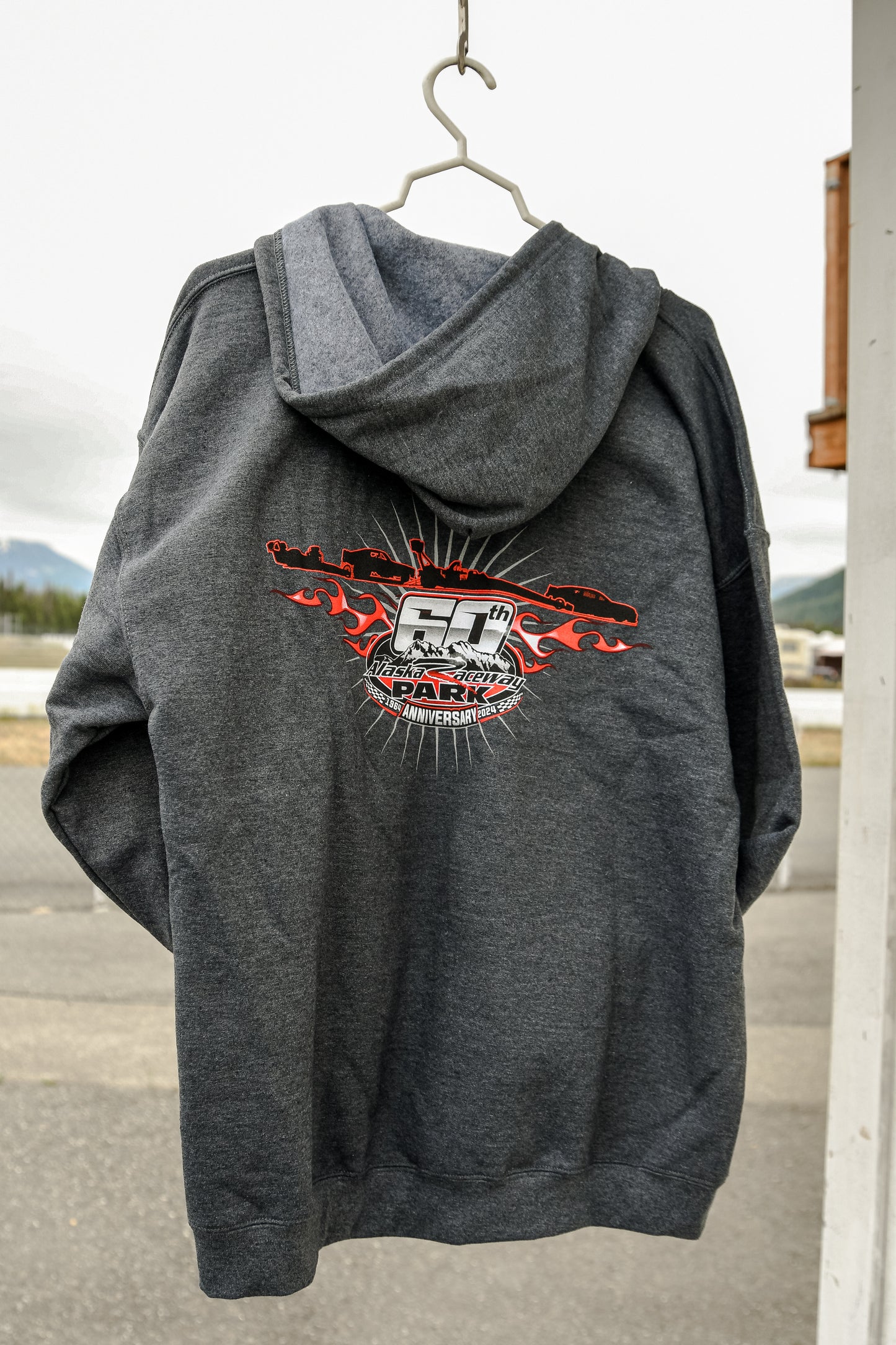 60th Anniversary Gray Zip-up Hoodie