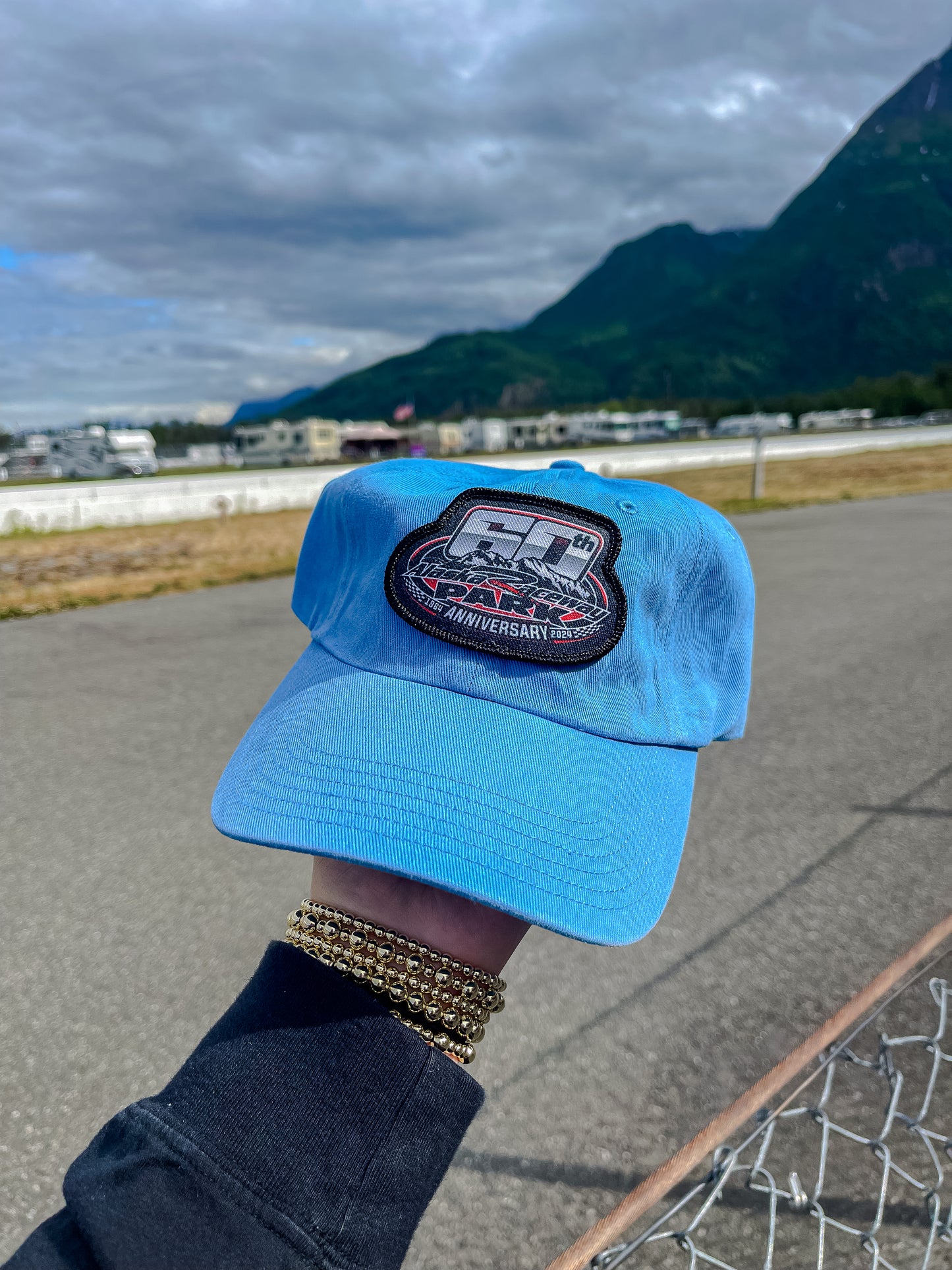 60th Anniversary Baby Blue Hat