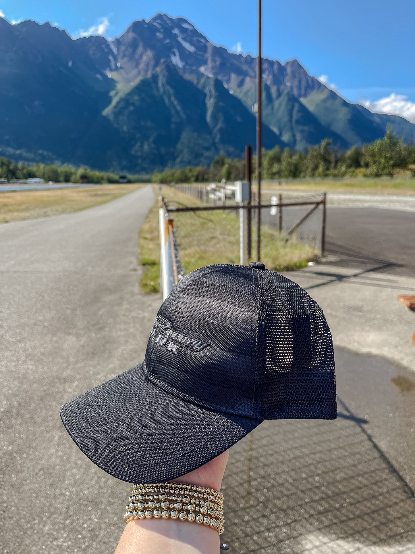 Black on Black Flag Hat