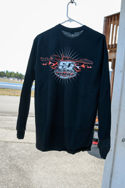 60th Anniversary Long Sleeve Black T-shirt