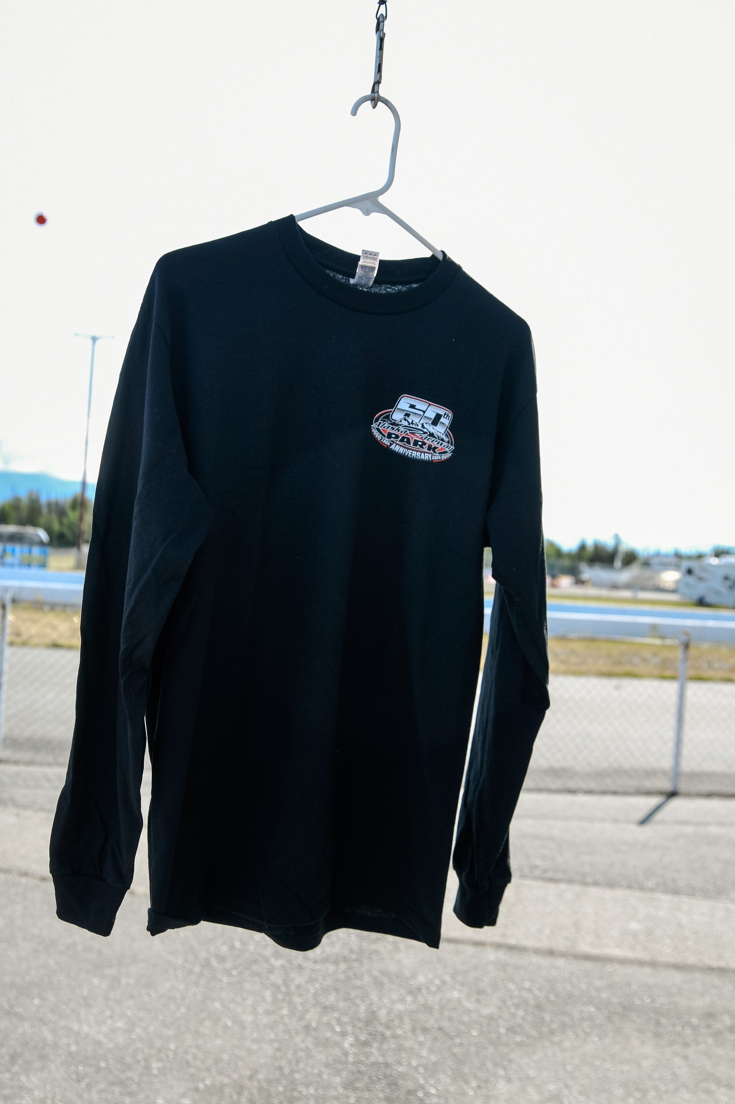 60th Anniversary Long Sleeve Black T-shirt