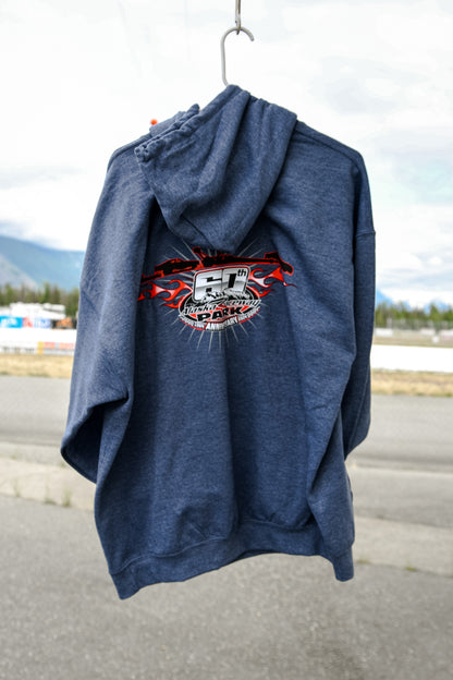 60th Anniversary Blue-Gray Pullover Hoodie